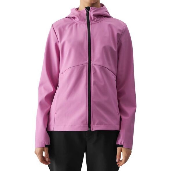 Kurtka damska softshell 4F F285 różowa 4FWAW24TSOFF285 54S M