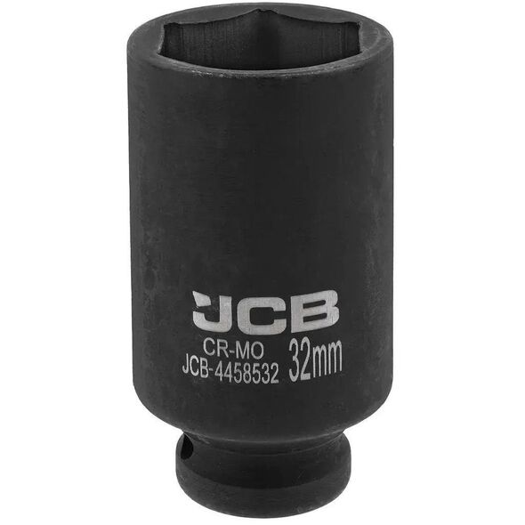 JCB Βαθύ κρουστικό καρυδάκι 1/2" 32mm (6-γωνιακό)