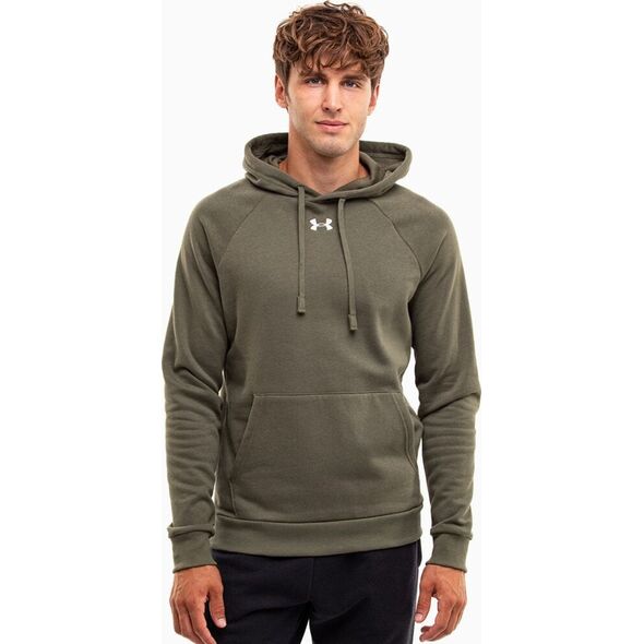 Bluza męska Under Armour Rival Fleece Hoodie oliwkowa 1379757 390 S