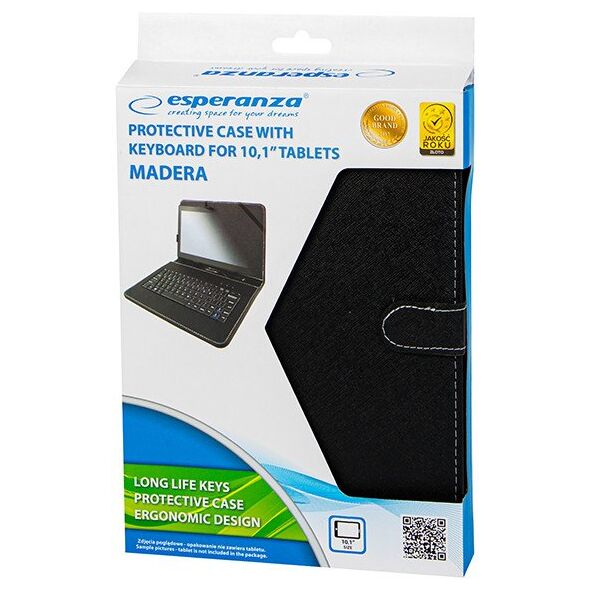 78-073# Etui do tabletu 10"-10,5"  uniwersalne z klawiaturą micro