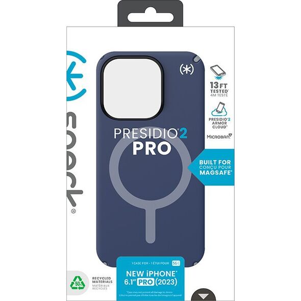 Speck Speck Presidio2 Pro Magsafe - Etui iPhone 15 Pro (Coastal Blue / Dustgrey / White)