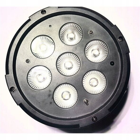 LIGHT4ME BLACK PAR 7x10W RGBWA LED ισχυρό ελαφρύ