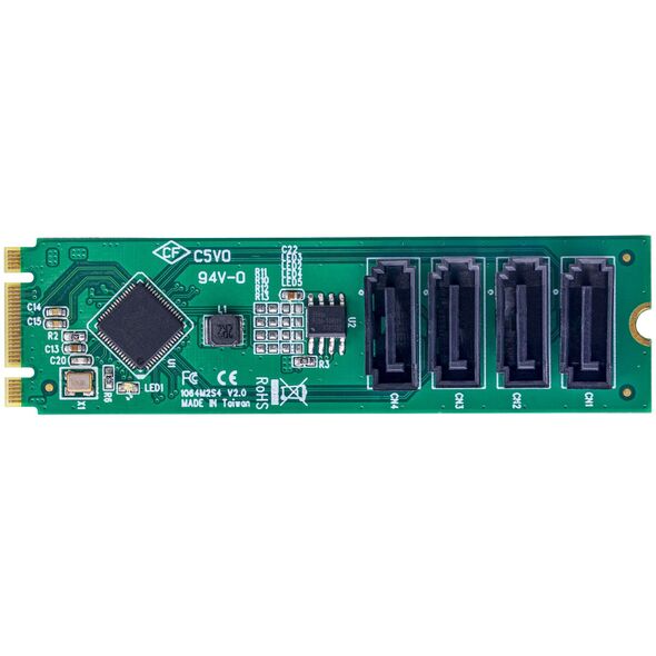 Κάρτα προσαρμογέα StarTech 4-Port M.2 σε SATA