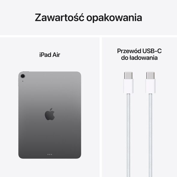 Apple iPad Air Apple M 1 TB 27,9 cm (11") 8 GB Wi-Fi 6E (802.11ax) iPadOS 18 Szary