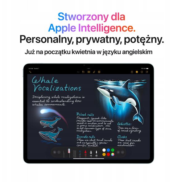 Apple iPad Air Apple M 1 TB 27,9 cm (11") 8 GB Wi-Fi 6E (802.11ax) iPadOS 18 Szary