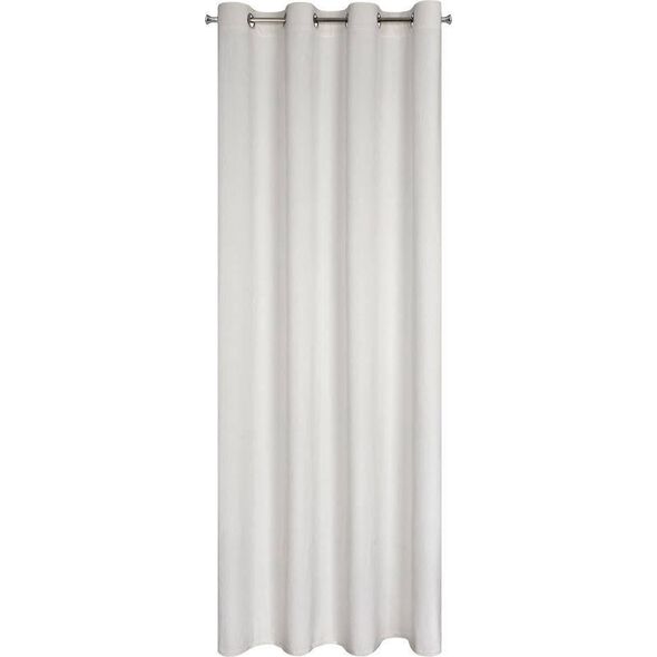 Eurofirany Zasłona Velvet Lili 140 x 250 Przelotka Biały