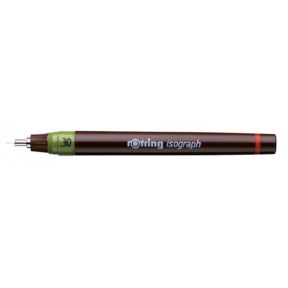 ROTRING Isograph 0.2/0.3/0.5 Στυλό gel Μαύρο 4 τεμ.