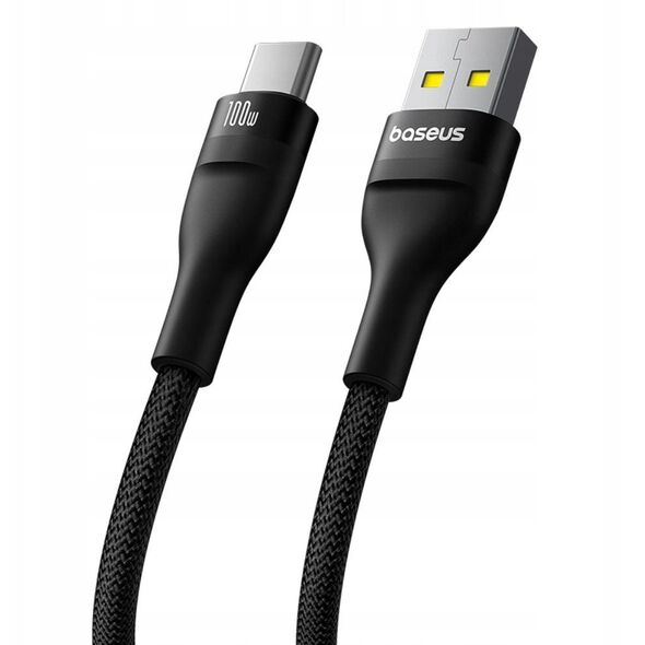 Καλώδιο BASEUS Flash 2 USB-A / USB-C 100W 1m μαύρο