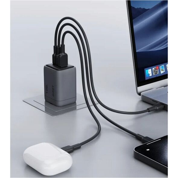 Aukey AUKEY PA-C5 φορτιστής τοίχου 100W γκρι 14399003 689323788217