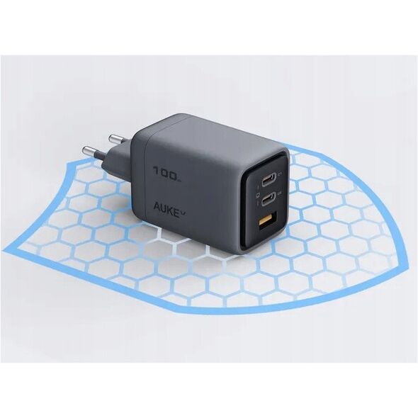 Aukey AUKEY PA-C5 φορτιστής τοίχου 100W γκρι 14399003 689323788217