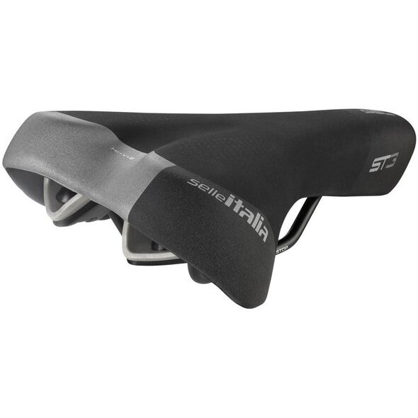 Siodło SELLE ITALIA SPORTOURING ST 3 S (idmatch S1), Fec Alloy Rail, Light Gel, 444g (NEW 2025)