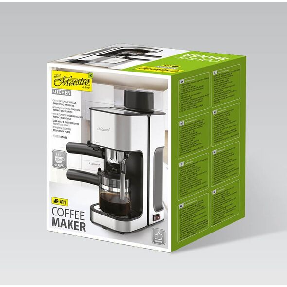 Ekspres do kawy kolbowy 800W MAESTRO MR-411