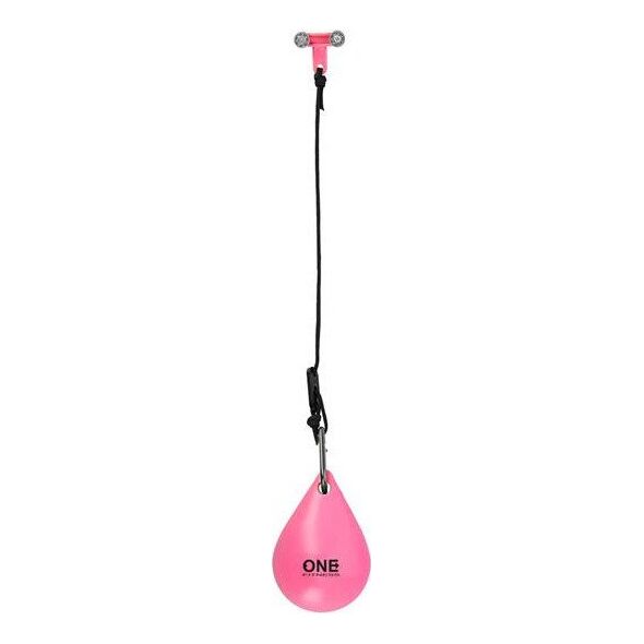 Zestaw hula hop z wypustkami i obciążnikiem One Fitness różowe oha02 pas wyszczuplający br160