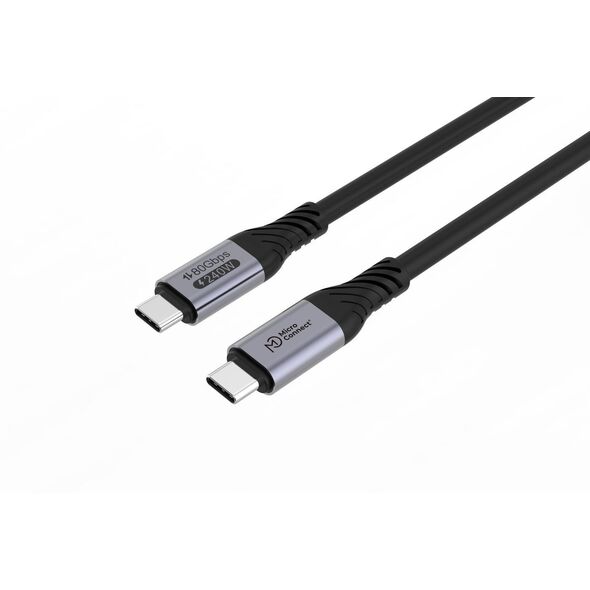 Καλώδιο MicroConnect USB4CC1-240W-80GBPS USB USB4 Gen 3x2 1 m USB C Μαύρο