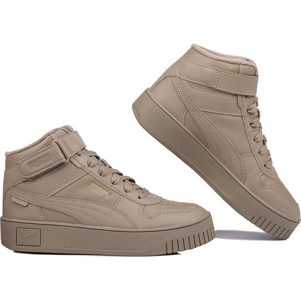 Buty damskie Puma Carina Street Mid WTR beżowe 398050 03 38