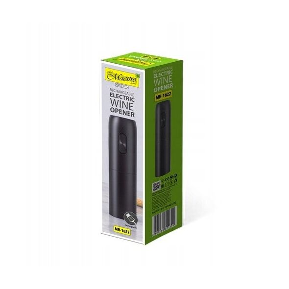 Ηλεκτρικός ανοιχτήρι κρασιού USB MAESTRO MR-1622