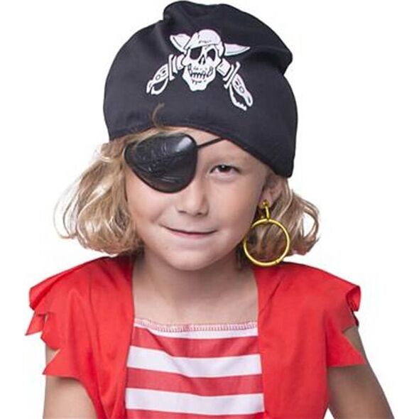 Arpex Oko i kolczyk pirata - opaska piracka - 1 szt. uniwersalny