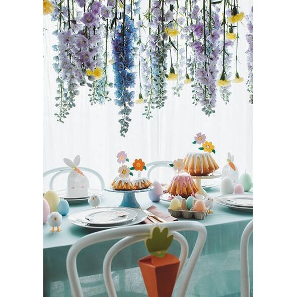 Party Deco Toppery na tort Kwiaty, 13 cm one size