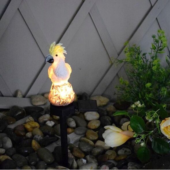 Oprawa schodowa ATL ZD50S Lampa solarna led papuga biała
