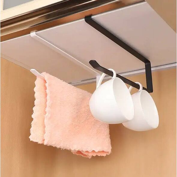 Aptel UCHWYT na Ręcznik Papierowy Wieszak 26,5cm czarny AG704C