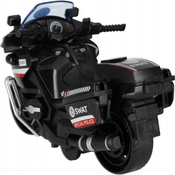 Mega Creative MOTOCYKL POLICJA P/B 13CM MIX4 MC DISP12/144/288