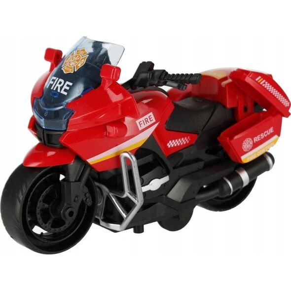 Mega Creative MOTOCYKL POLICJA P/B 13CM MIX4 MC DISP12/144/288