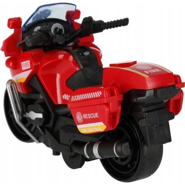 Mega Creative MOTOCYKL POLICJA P/B 13CM MIX4 MC DISP12/144/288
