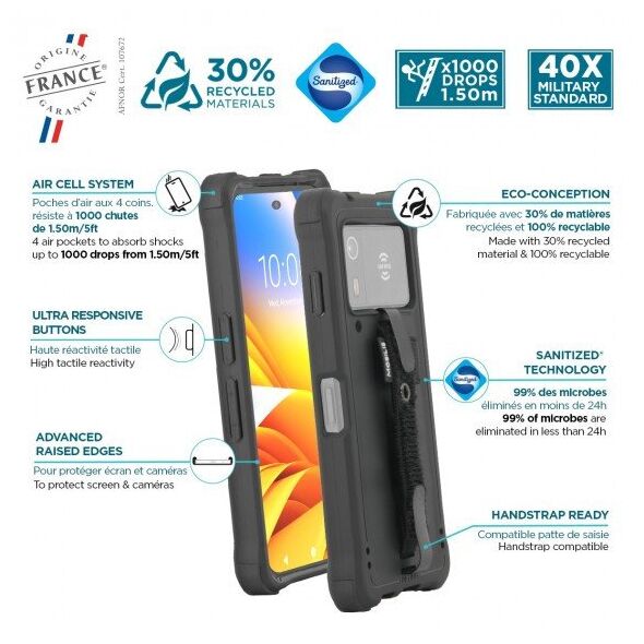 PROTECH - ΘΗΚΗ + ΛΟΥΡΙ ΧΕΡΙΟΥ/ΓΙΑ ZEBRA EM45 - SOFTBAG