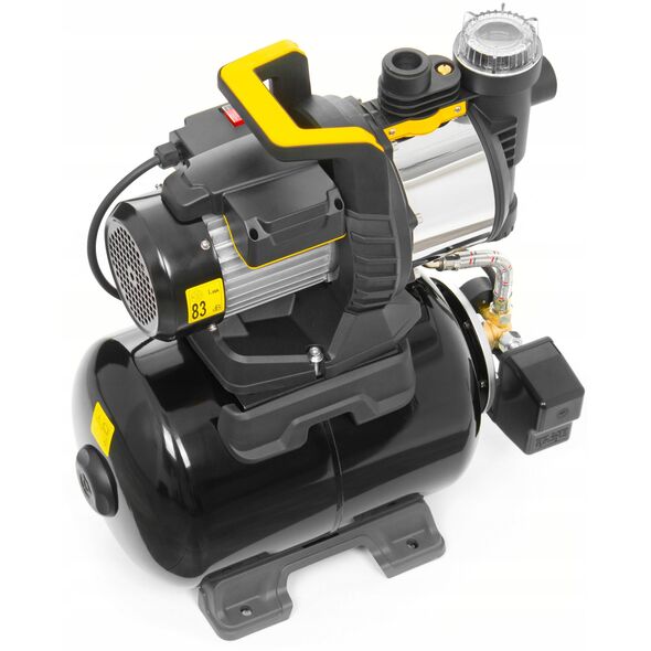 Water supply system STANLEY SXGP1300XFBE, suction depth 8 m, lifting height 50 m, capacity 70 l
