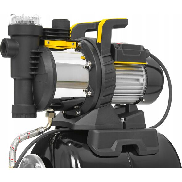 Water supply system STANLEY SXGP1300XFBE, suction depth 8 m, lifting height 50 m, capacity 70 l