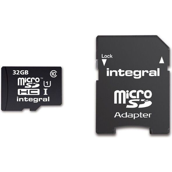 Karta Integral UltimaPro X MicroSDHC 32 GB Class 10 UHS-I/U1  (T_0014200)