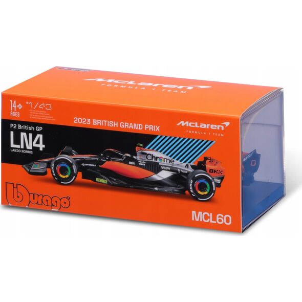 Bburago Face Mclaren F1 Team MCL60 2023 #4 BBURAGO