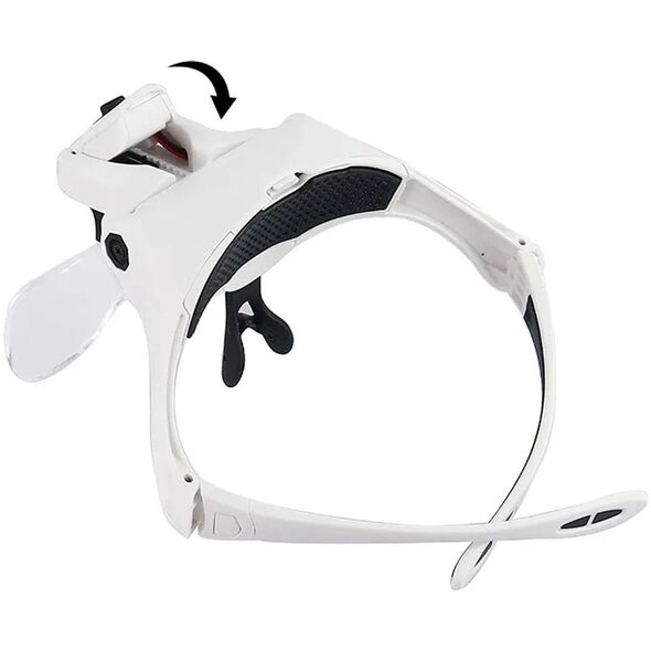 DA351 Okulary lupa nagłowna 2xled
