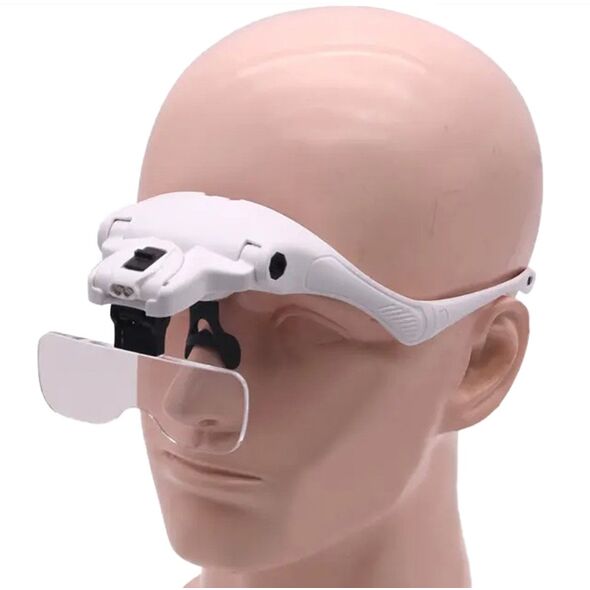 DA351 Okulary lupa nagłowna 2xled