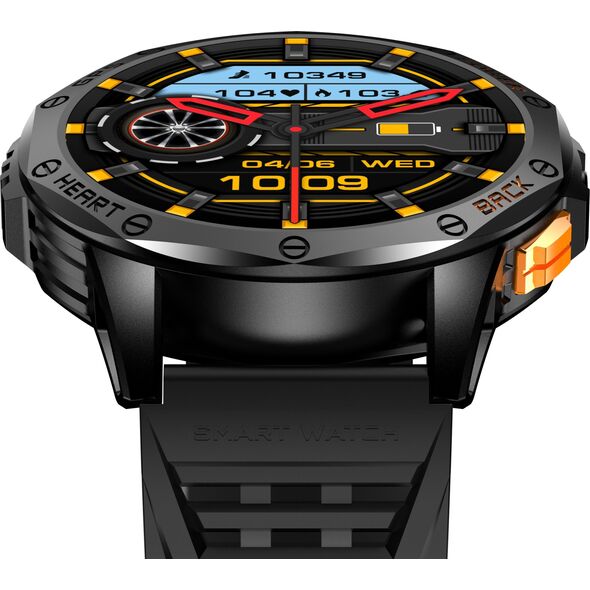 Zegarek męski SMARTWATCH GRAVITY GT24-2 BK/BK/WH