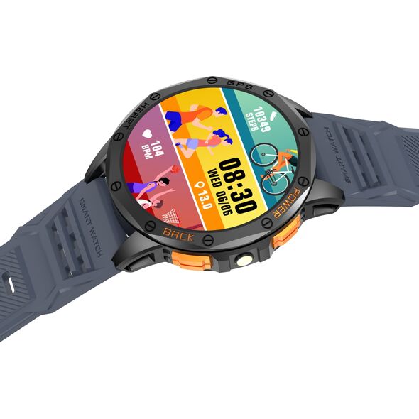 Zegarek męski SMARTWATCH GRAVITY GT24-1 BK/BK/BK