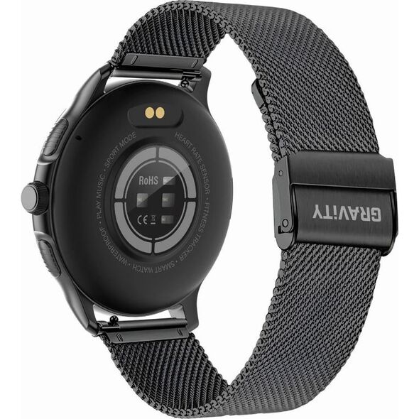 SMARTWATCH UNISEX GRAVITY GT12-2 - ROZMOWY BLUETOOTH, DODATKOWY PASEK (sg035b)