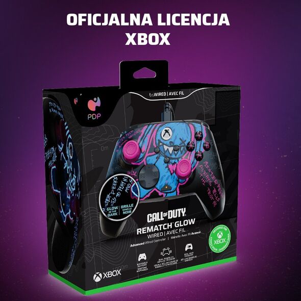 PDP XS Pad przewodowy Rematch Call of Duty Mister Peeks