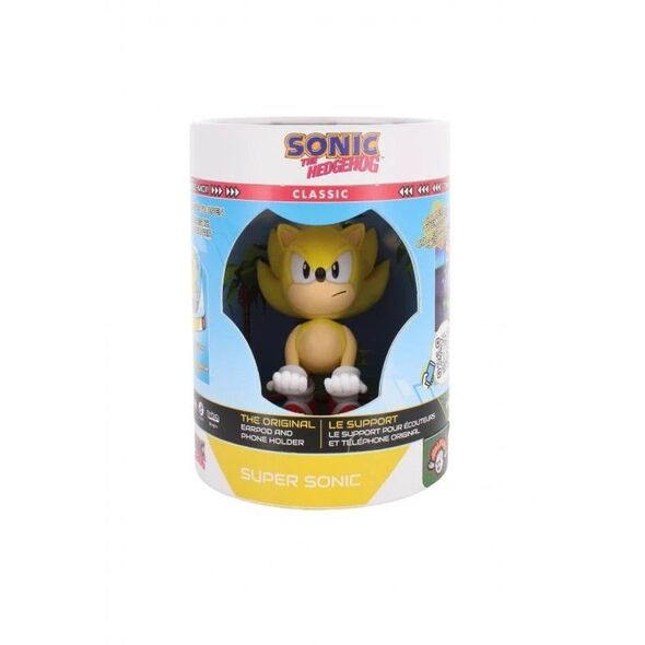 Exquisite Gaming Stojak na słuchawki Sonic the hedgehog Super Sonic Cable Guys (11 cm)