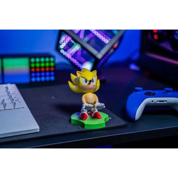 Exquisite Gaming Stojak na słuchawki Sonic the hedgehog Super Sonic Cable Guys (11 cm)