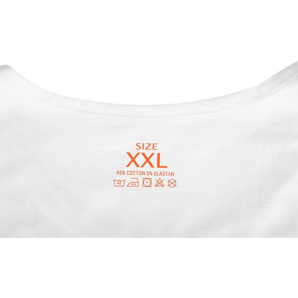 Podkoszulka 2-pack, biała, czarna, rozmiar XXL