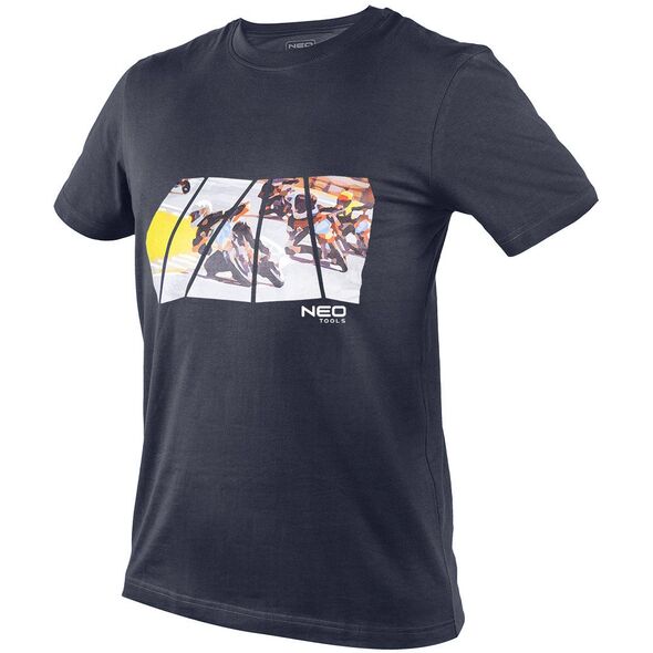 T-shirt z nadrukiem, motor, rozmiar M