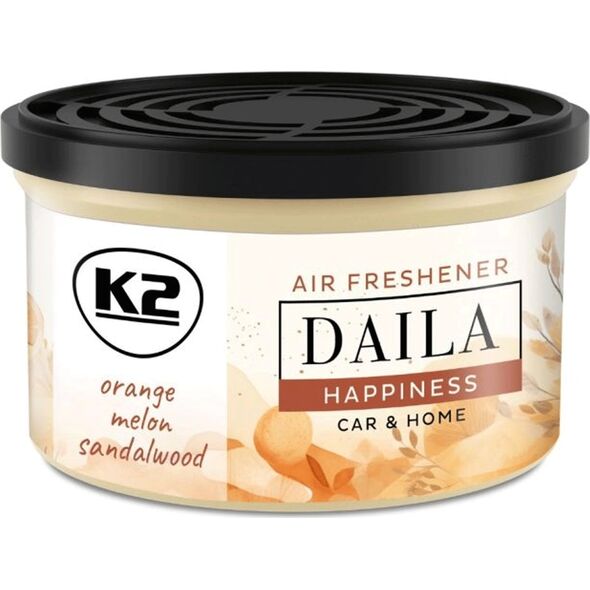 K2 DAILA HAPPINESS Zapach w Puszce do Auta Samochodu do Domu Pomarańcza