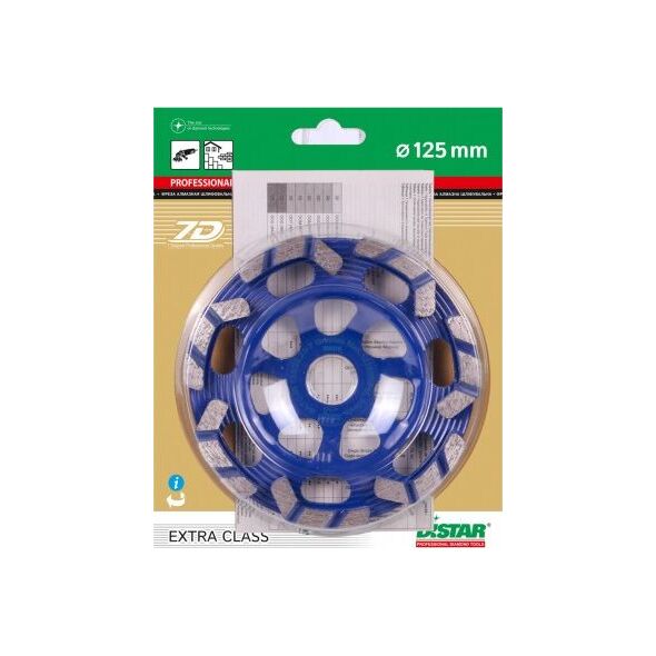 Di-Star TARCZA DIAMENTOWA GARNKOWA DGS-W 125/22,23-7 Grindex