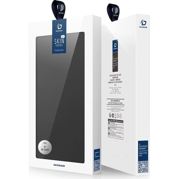 Etui do Apple iPhone 16e / SE 4 2025 obudowa ochronna Dux Ducis z klapką Skin Pro Czarna