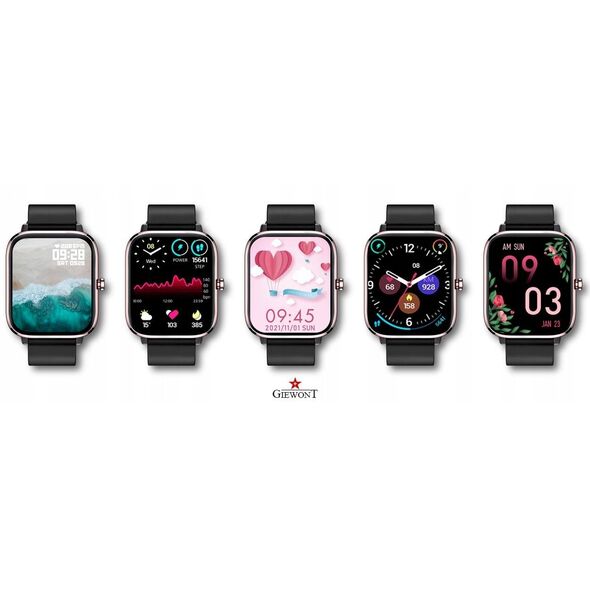 Smartwatch Giewont Dynamic SmartCall GW230-3 - Rose Gold/Black Effect