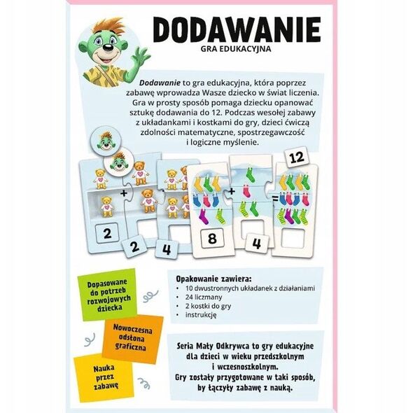 GRA MALY ODKRYWCA DODAWANIE TREFL PUD