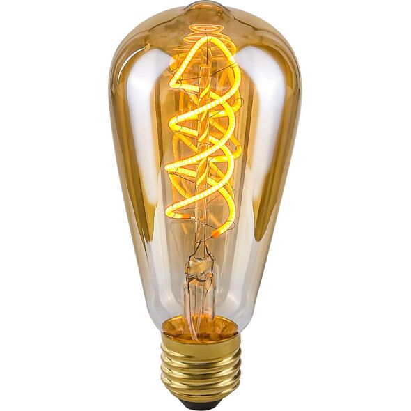Italux Bursztynowa żarówka dekoracyjna E27 4W ciepła Italux LED LDS-ST64-SA