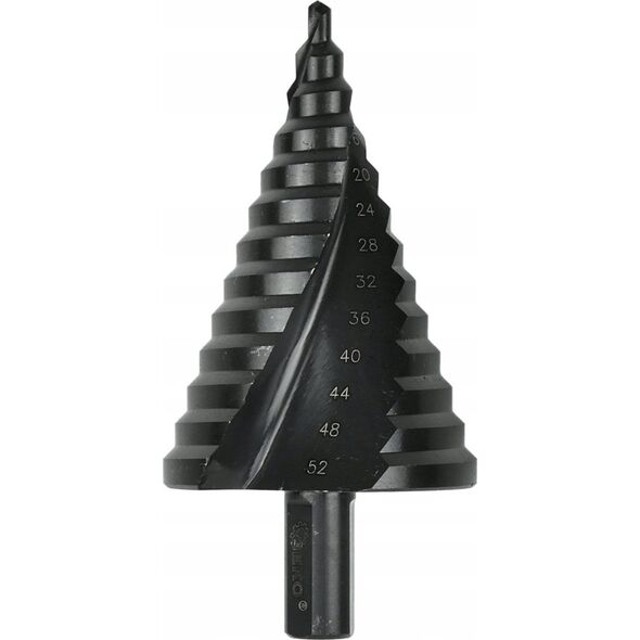 Wiertło Geko Wiertło stopniowe HSS TiAlN 4-52mm długość 82mmm (5/50)