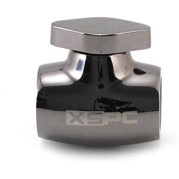 XSPC G1/4 Σφαιρική βαλβίδα - Ορείχαλκος, Μαύρο-Χρώμιο